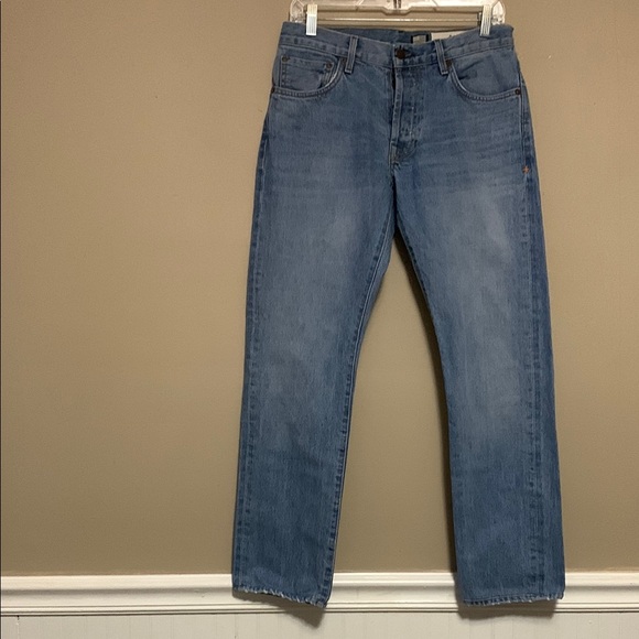 IMOGENE AND WILLIE Men’s Barton Slim Size 30 Medium Light Wash Cotton Jeans